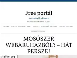Sites similar to freeportal.hu
