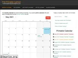 Sites similar to freeprintablecalendartemplates.com