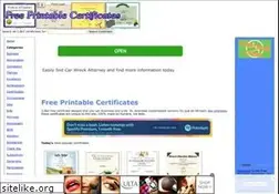 Sites similar to freeprintablecertificates.net