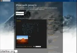 Sites similar to freeproxy4all.blogspot.com