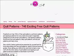Sites similar to freequilt.com