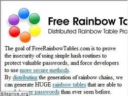 Sites similar to freerainbowtables.com