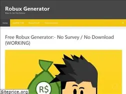Sites similar to freerobuxgenerator.today