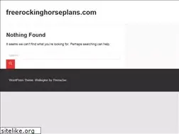 Sites similar to freerockinghorseplans.com