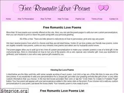 Sites similar to freeromanticlovepoems.net