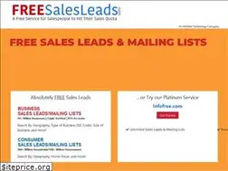 Sites similar to freesalesleads.com
