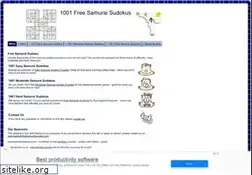 Sites similar to freesamuraisudoku.com
