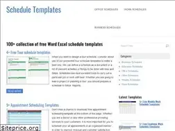 Sites similar to freescheduletemplates.com