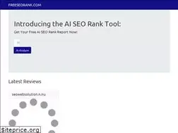 Sites similar to freeseorank.com