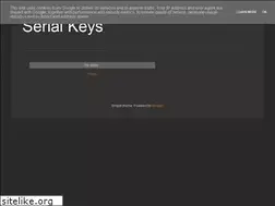 Sites similar to freeserial-keys.blogspot.com
