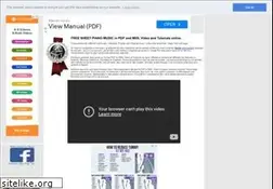 Sites similar to freesheetpianomusic.com