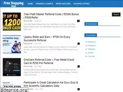 Sites similar to freeshoppingdeal.com