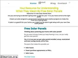 Sites similar to freesolarpanelsnow.com