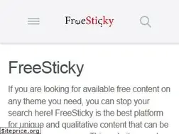 Sites similar to freesticky.com