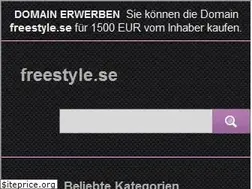 Sites similar to freestyle.se