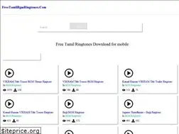 Sites similar to freetamilbgmringtones.com