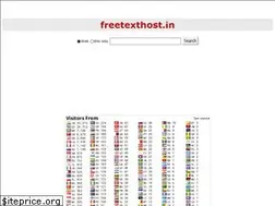 Sites similar to freetexthost.in
