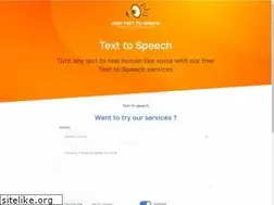 Sites similar to freetexttospeech.org