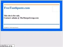 Sites similar to freetoothpaste.com