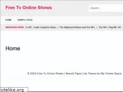 Sites similar to freetvonlineshows.net