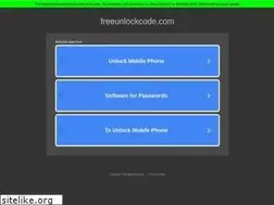 Sites similar to freeunlockcode.com