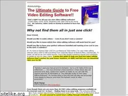 Sites similar to freevideoediting.com