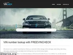 Sites similar to freevincheck.biz