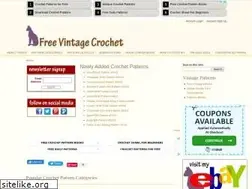 Sites similar to freevintagecrochet.com