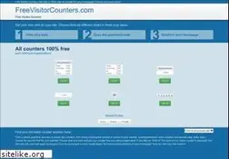Sites similar to freevisitorcounters.com