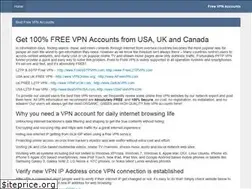 Sites similar to freevpnaccounts.com