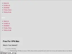 Sites similar to freevpnmac.info