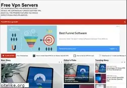 Sites similar to freevpnservers.com