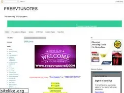 Sites similar to freevtunotes.blogspot.in