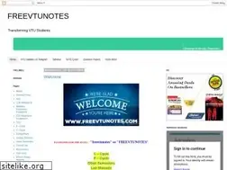 Sites similar to freevtunotes.com