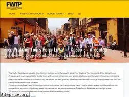 Sites similar to freewalkingtoursperu.com