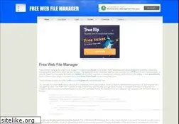 Sites similar to freewebfilemanager.com
