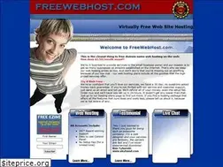 Sites similar to freewebhost.com