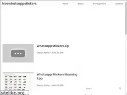 Sites similar to freewhatsappstickers.blogspot.com