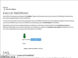 Sites similar to freewhist.be