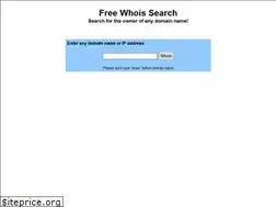 Sites similar to freewhois.us