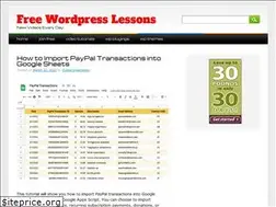 Sites similar to freewordpresslessons.com
