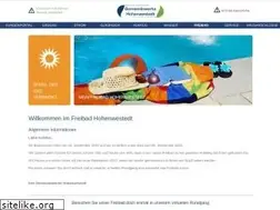 Sites similar to freibad-hohenwestedt.de