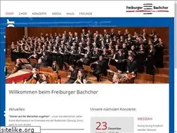 Sites similar to freiburger-bachchor.de
