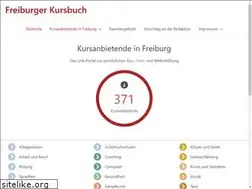 Sites similar to freiburger-kursbuch.de
