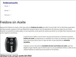 Sites similar to freidorasinaceite.xyz