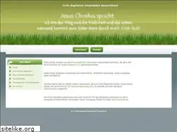 Sites similar to freie-baptisten.de
