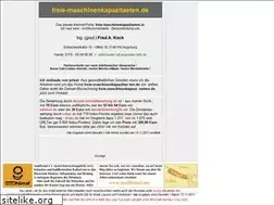 Sites similar to freie-maschinenkapazitaeten.de