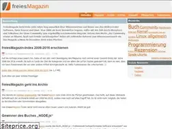 Sites similar to freiesmagazin.de