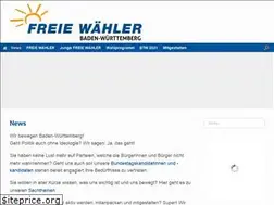 Sites similar to freiewaehler-bw.de