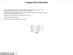 Sites similar to freight-class-calculator.com